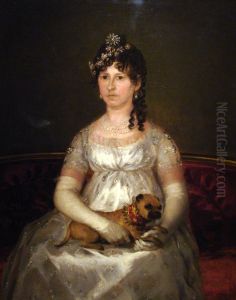 Portrait of Francisca Vicenta Chollet y Caballero by Francisco Goya Fuendetodos
