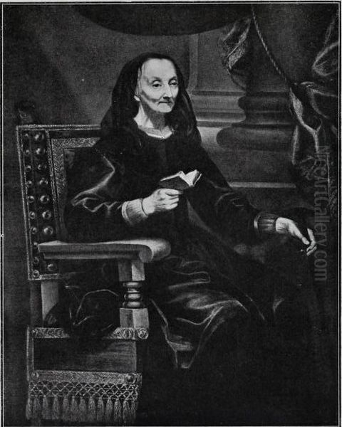 Portrait of a seated woman aged about eighty - view 1