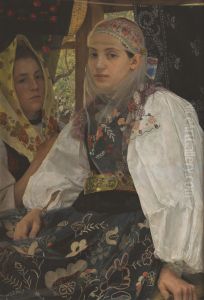 Femei din Tara Barsei by Arthur Coulin