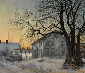 Winter evening Winter evening