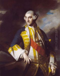 Portrait of Sir Charles Saunders (c.1715-1775) by Of Sir Joshua Reynolds
