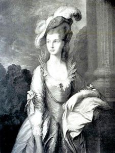 Portrait of The Hon. Mary Graham of Balgowan (engraving) by Thomas Gainsborough