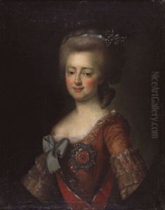 Portrait of Grand Duchess Maria Fyodorovna, wife of Grand Duke Paul petrovich (later Emperor Paul I)