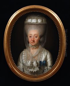 Portrait of Countess Charlotte Louise Scheel, nee Scheel von Plessen (1720-1801)