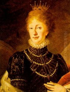 Maria Theresia of Naples-Sicily (1772-1807), 2. wife of Empereor Franz II of Holy Roman Empire (Franz I of Austria) by Joseph Kreutzinger