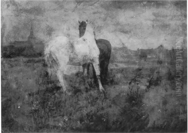 Noppende paarden - view 1