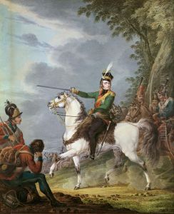 prince Jozef Antoni Poniatowski by Aleksander Orlowski