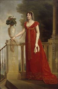 Portrait of Elisa Bonaparte by Francois Kinson