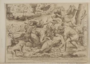 Piangesi Qui Di Meleagro Il Fato by Giovanni Jacopo Caraglio