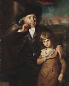 Nobleman and boy by Unidentified painter