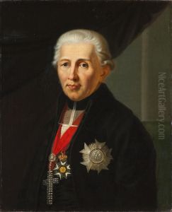 Portrait of Karl Theodor von Dalberg Archbishop of Mainz, Arch-Chancellor of the Holy Roman Empire, Prince of Regensburg, Prince-Primate of the Confederation of the Rhine and Grand Duke of Frankfurt.