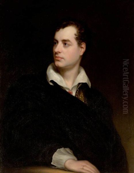 Portrait ofLord Byron, British poet (1788-1824) - view 1