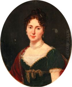 Portret Antoniny Katarzyny z Laczynskich, siostry Marii Walewskiej by Robert Lefevre