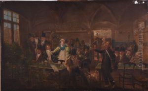 Plant auction at an inn