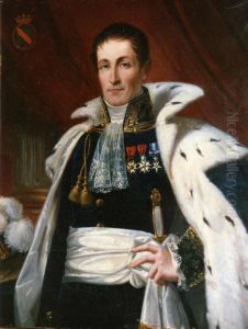 Portrait de Louis de La Forest Divonne (1765-1838) en tenue de pair de France. by Unidentified painter