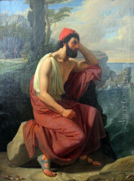 Odysseus on the Island of Calypso - view 1