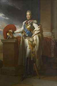 Charles-Philippe de France (1757-1836), comte d'Artois, en uniforme de colonel general des Carabiniers, vers 1815 by Francois Gerard