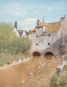 Alte Muhle bei Pont Aven in der Bretagne