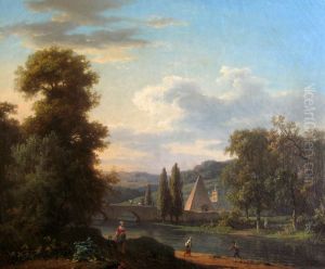 Presumed view of the park of Mauperthuis