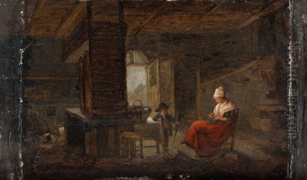 Interior of a thatched cottage - view 1