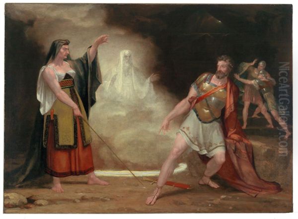 Saul and the Witch of Endor. - view 1