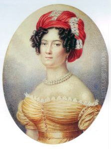 Portrait of Varvara Balk (1781-1841) by Anthelme-Francois Lagrenee