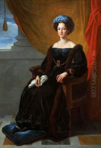 Portrait of Klementyna Ostrowska nee Sanguszko. by Vincenzo Camuccini