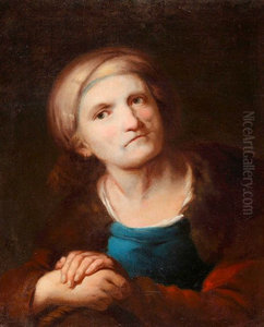 Sibilla. (Portret matki artysty (?)) by Rafal Hadziewicz