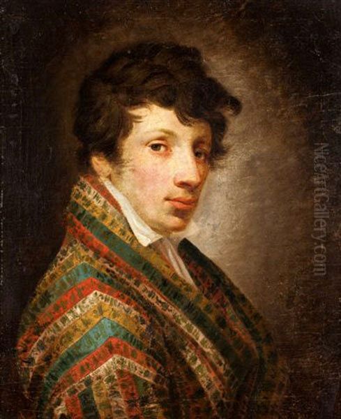 Portret mezczyzny w tyftykowym szlafroku - view 1