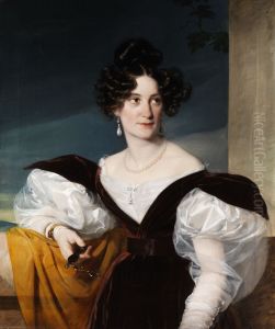 Portrait einer Dame mit Lorgnon Portrait einer Dame mit Lorgnon
