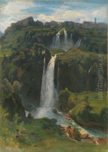 Vista delle cascate di Tivoli - view 1