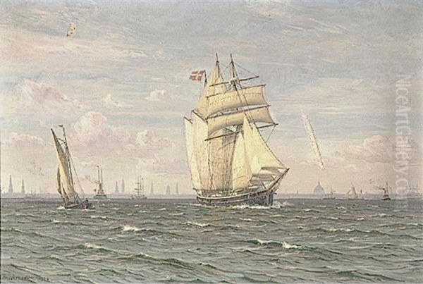 Shipping off Copenhagen. - view 1