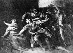 Samson and Delilah. by Francois Perrier