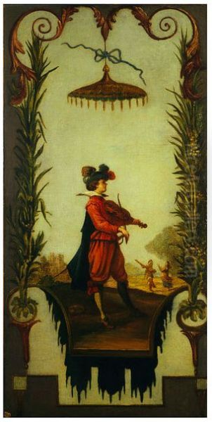 Young Man Playing the Violin - view 1