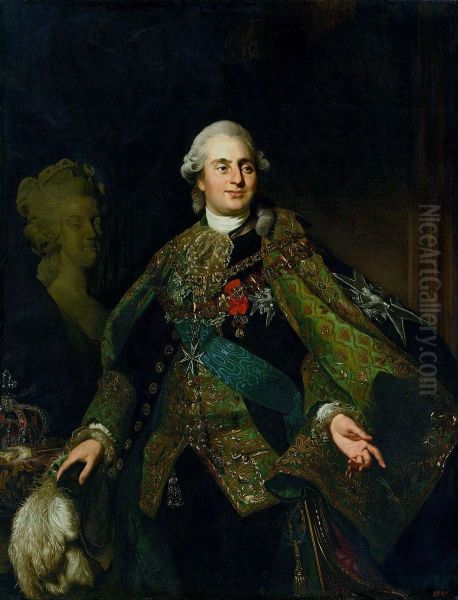 Portrait of Louis XVI of France in the costume of the Order of the Holy Spirit. - view 1
