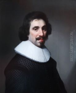 Portrait of Jan van Montfoort, aged 37 by Jan Van Ravesteyn