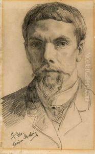 Portrait of Skredsvig, Christian by Christian Skredsvig