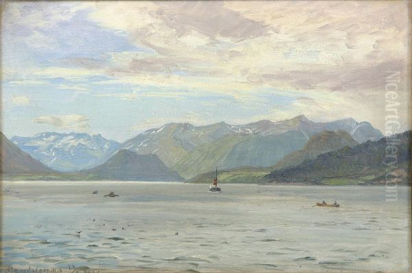 A Norwegian fiord. - view 1