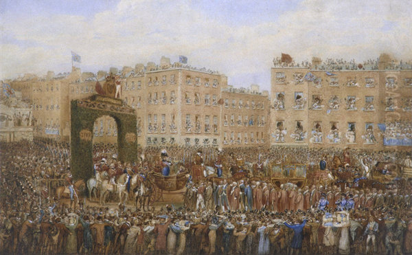 King George IV's Triumphal Entry into Dublin, 1821 - view 1