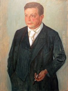 Portrait of Paul Cassirer by Leopold Graf von Kalckreuth