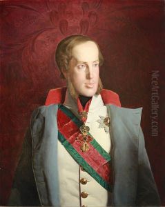 Portrat des Erzherzog Franz Carl von Habsburg-Lothringen (1802-1878) by Ferdinand Georg Waldmuller