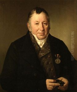 Portrait of Giusto Giuseppe Allodi by Giuseppe Tominz