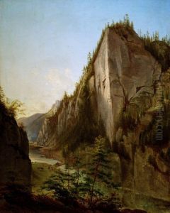 Valley of Koscieliska inTatra Mountains by Jan Nepomucen Glowacki