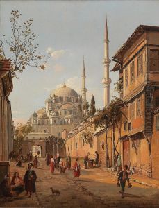View of the Fatih Mosque, Instanbul