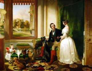 Windsor Castle in Modern Times, 1840-43 by Sir Edwin Henry Landseer