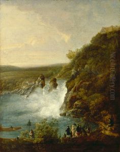 Der Rheinfall vom Zurcher Ufer aus