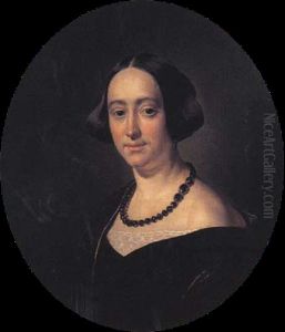 Portrait of Elizaveta Mazurina Vladimirona by Vasily Andreevich Tropinin