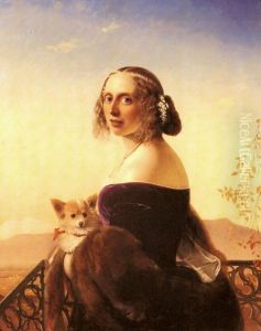 Lady Barrett of Belhus by Carl Timoleon von Neff