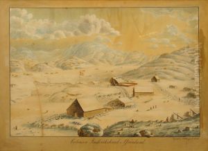 The colony Frederikshaab in Greenland.