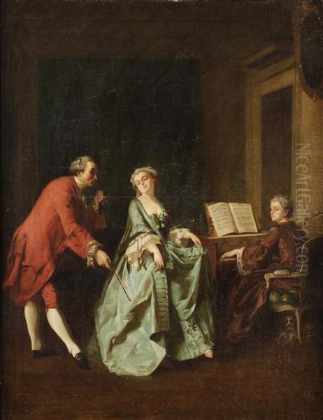 The Music Lesson by Joseph Caraud